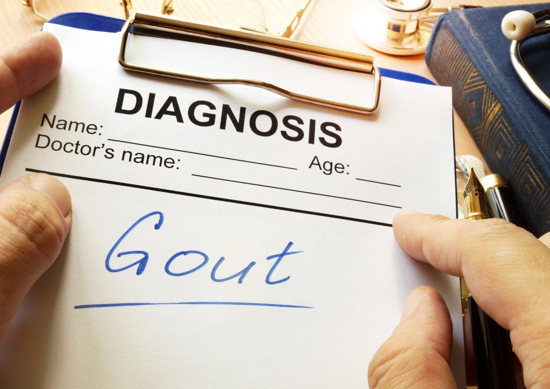 gout on fingers